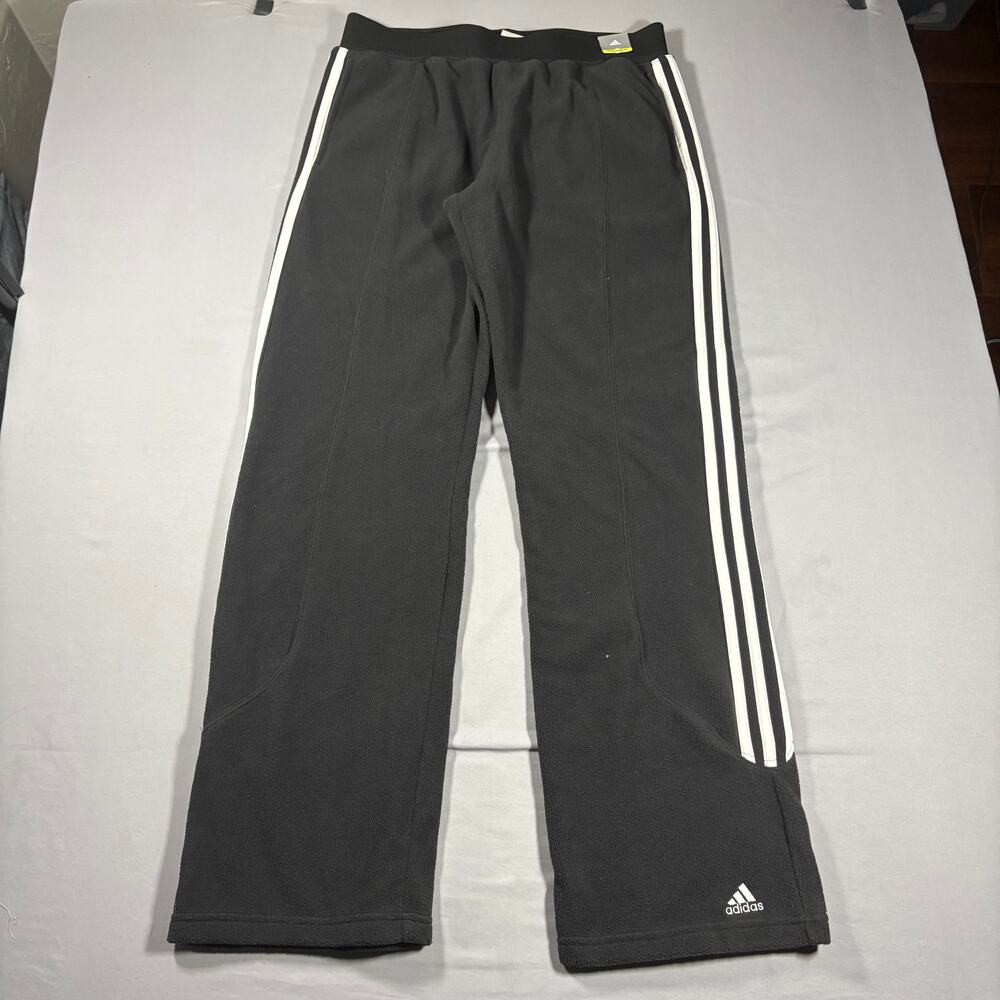 Womens Adidas black straight leg baggy sweats